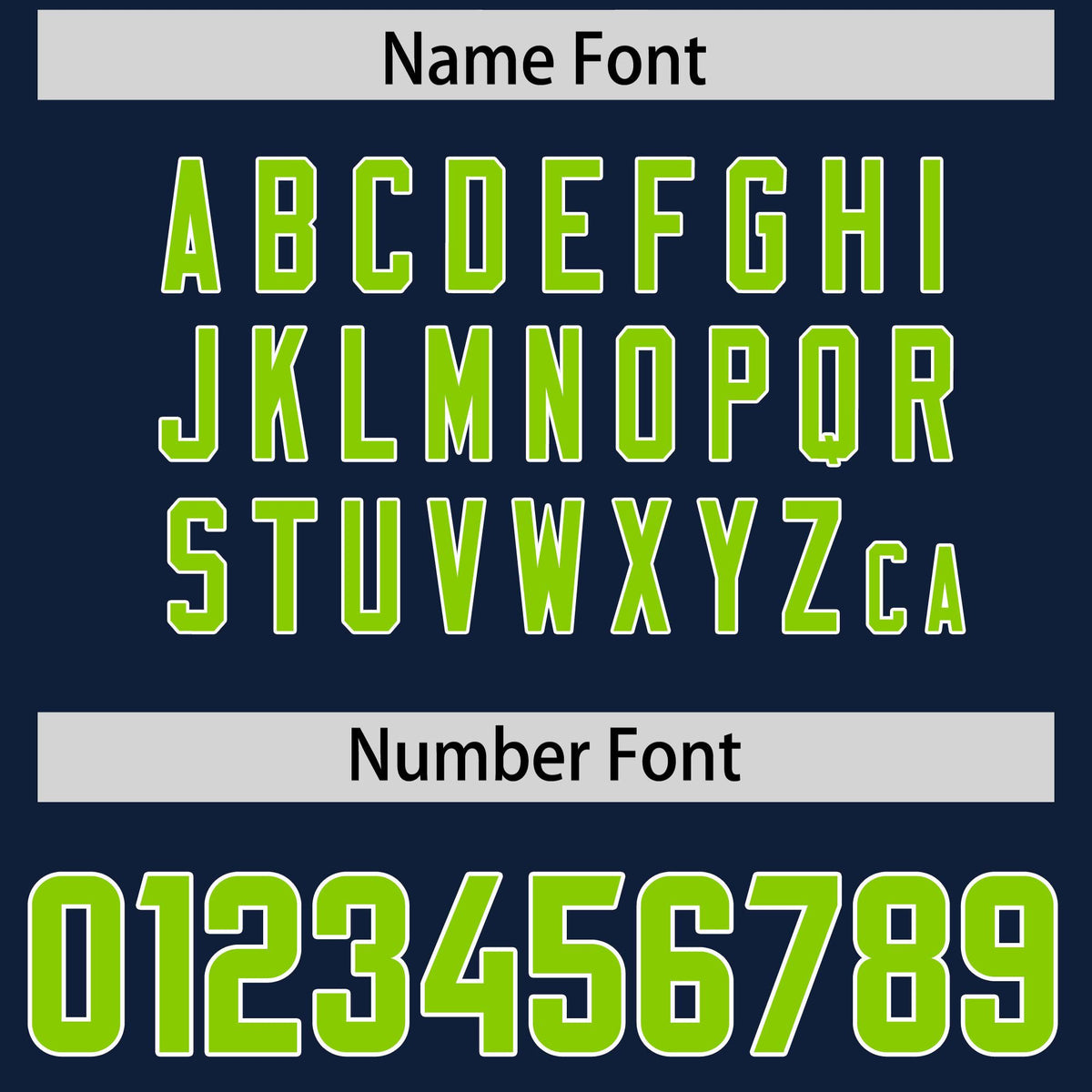 Custom Navy Neon Green and White Side Stripe Pattern Authentic American Football Jersey