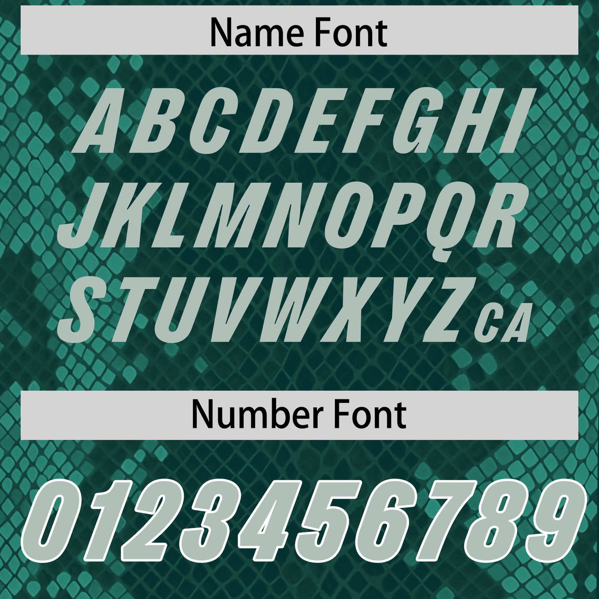 Custom Midnight Green Personalized Snakeskin Graffiti Pattern Authentic American Football Jersey