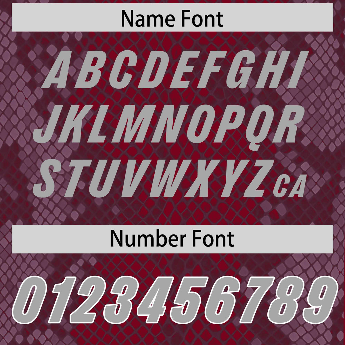 Custom Crimson Personalized Snakeskin Graffiti Pattern Authentic American Football Jersey