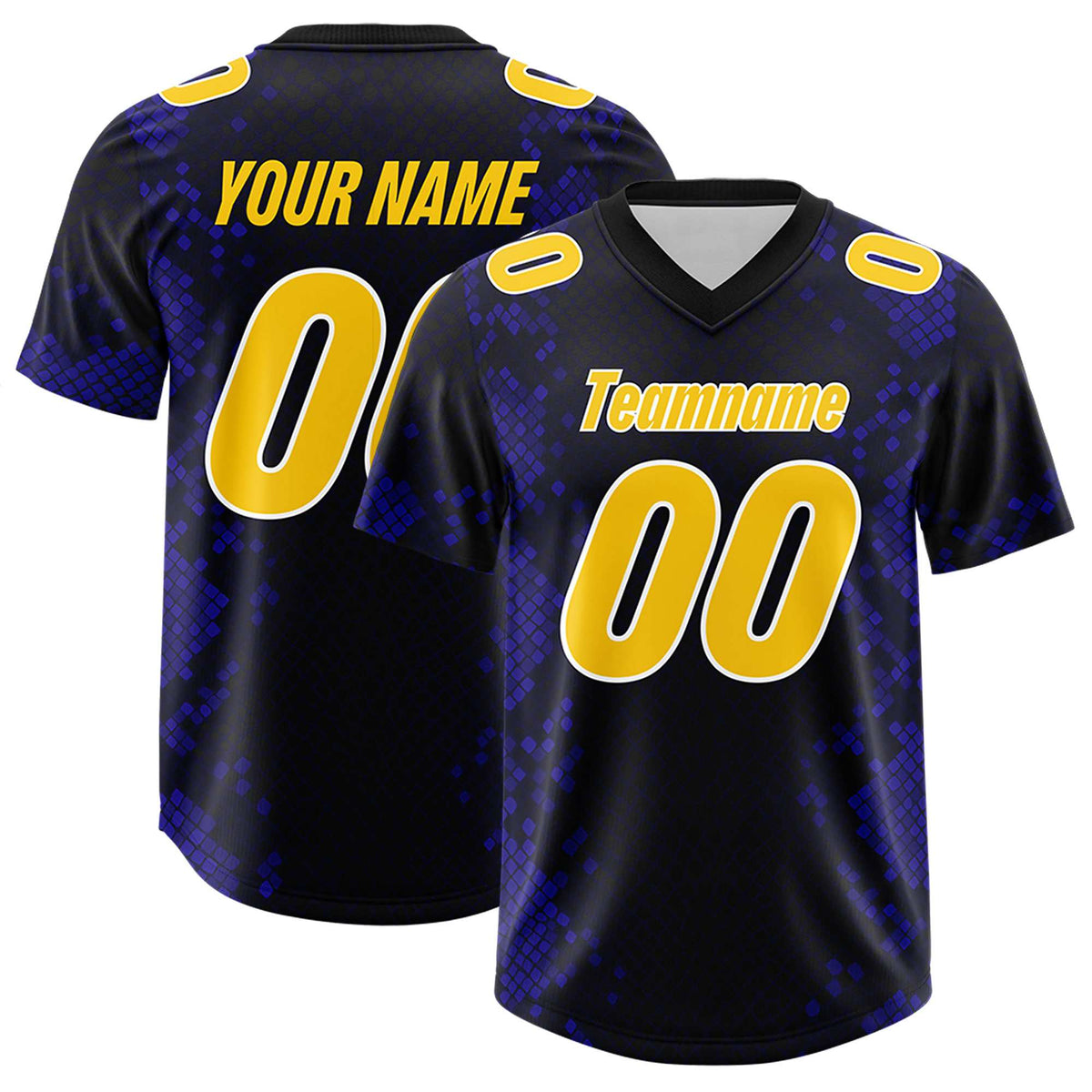 Custom Black Personalized Snakeskin Graffiti Pattern Authentic American Football Jersey