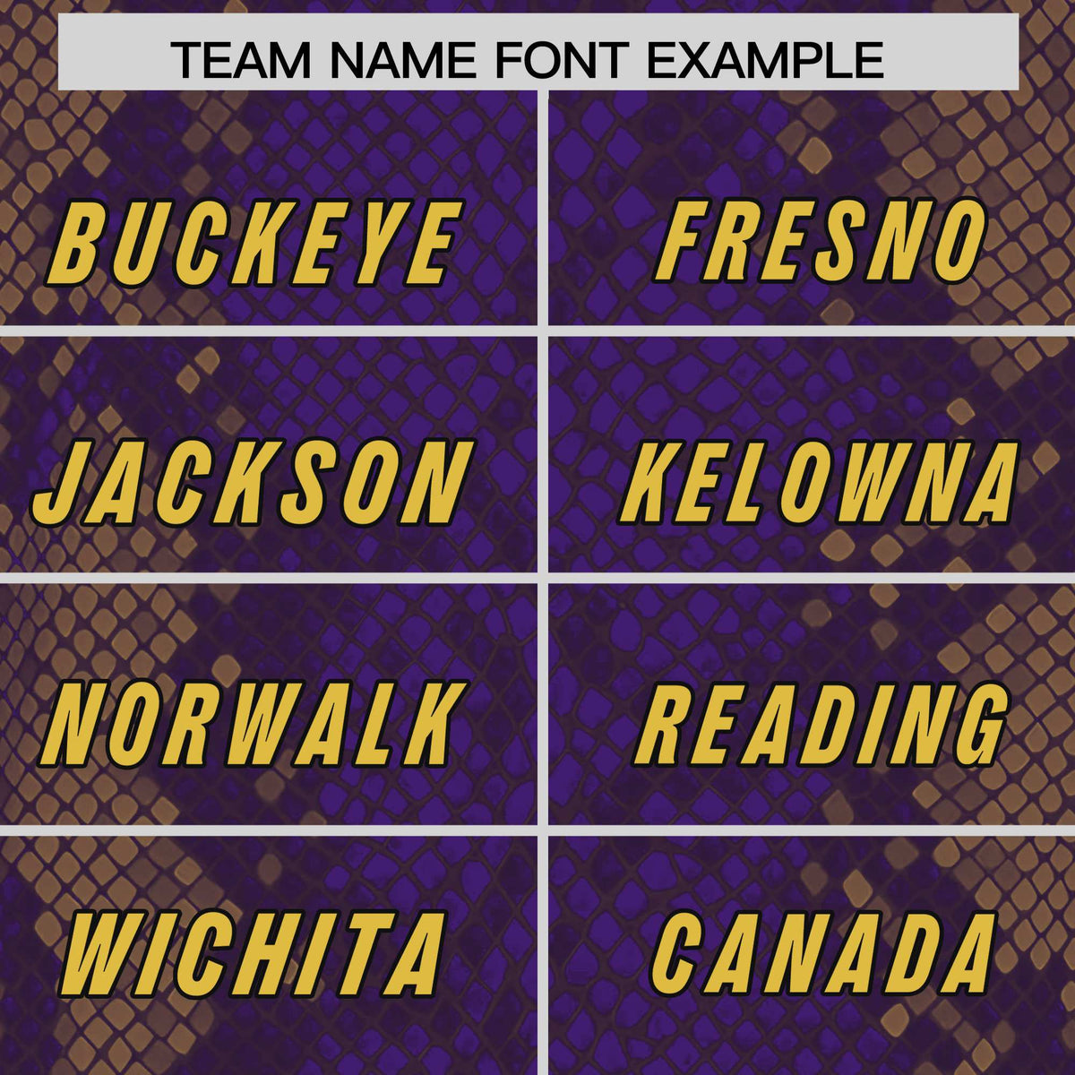 Custom Purple Personalized Snakeskin Graffiti Pattern Authentic American Football Jersey