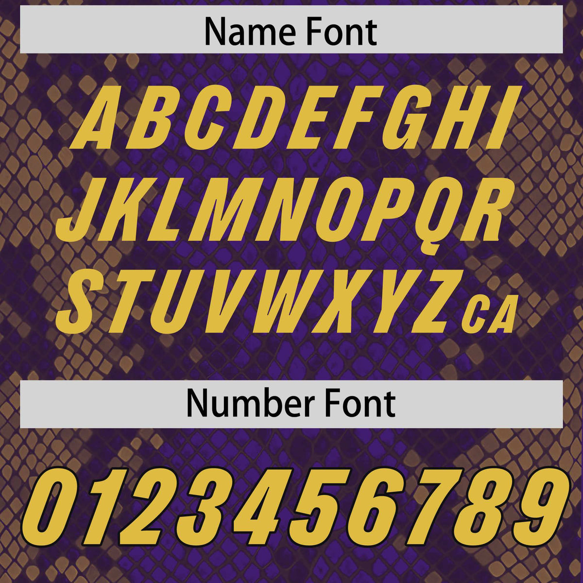 Custom Purple Personalized Snakeskin Graffiti Pattern Authentic American Football Jersey