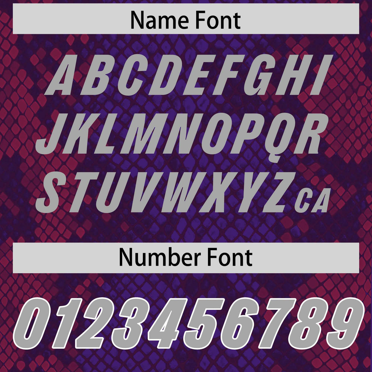 Custom Purple Personalized Snakeskin Graffiti Pattern Authentic American Football Jersey