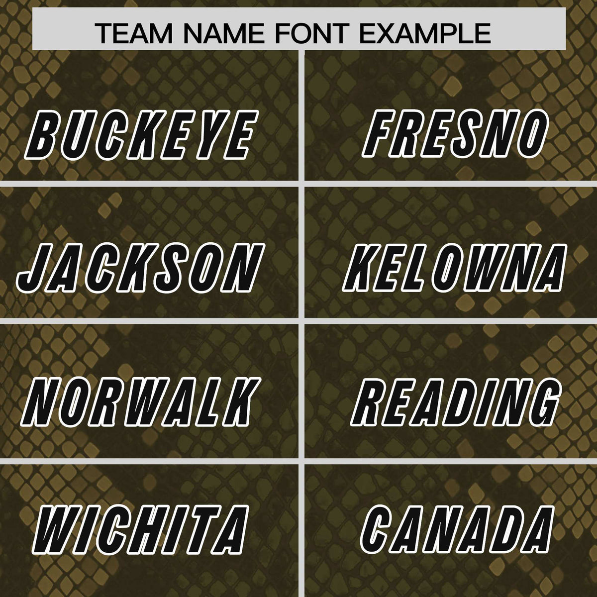 Custom Olive Personalized Snakeskin Graffiti Pattern Authentic American Football Jersey