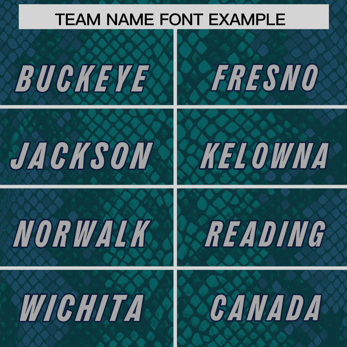 Custom Aqua Personalized Snakeskin Graffiti Pattern Authentic American Football Jersey