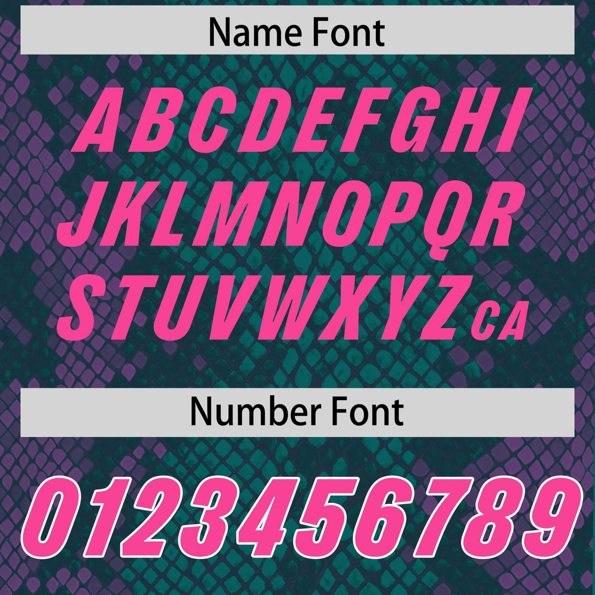 Custom Aqua Personalized Snakeskin Graffiti Pattern Authentic American Football Jersey