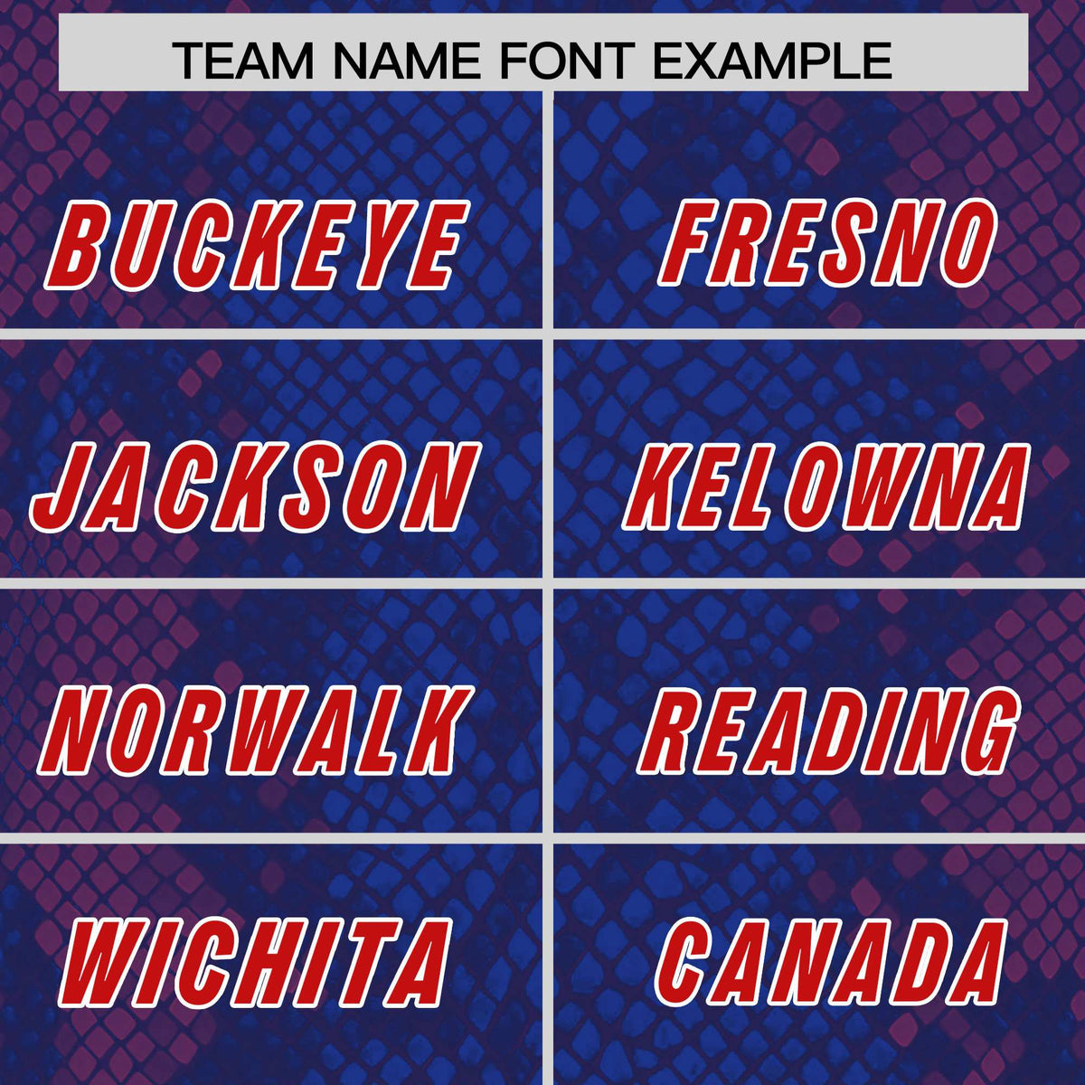 Custom Royal Personalized Snakeskin Graffiti Pattern Authentic American Football Jersey