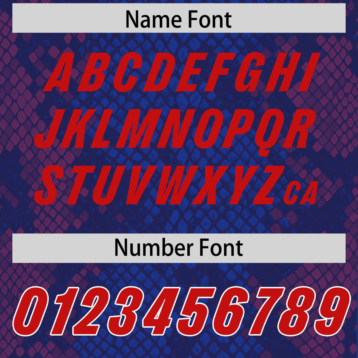 Custom Royal Personalized Snakeskin Graffiti Pattern Authentic American Football Jersey