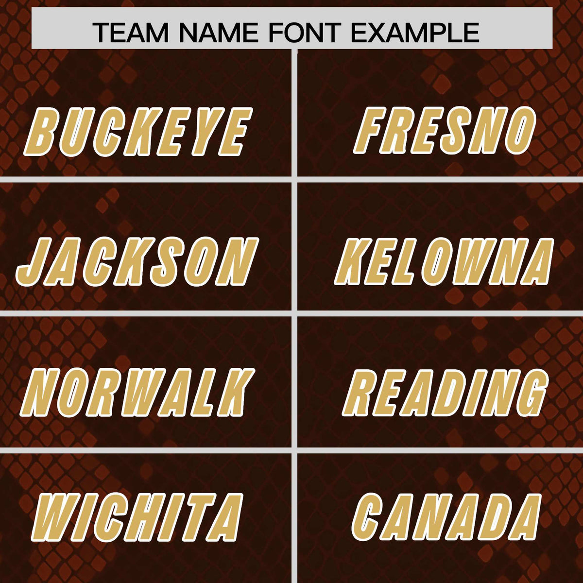 Custom Brown Personalized Snakeskin Graffiti Pattern Authentic American Football Jersey