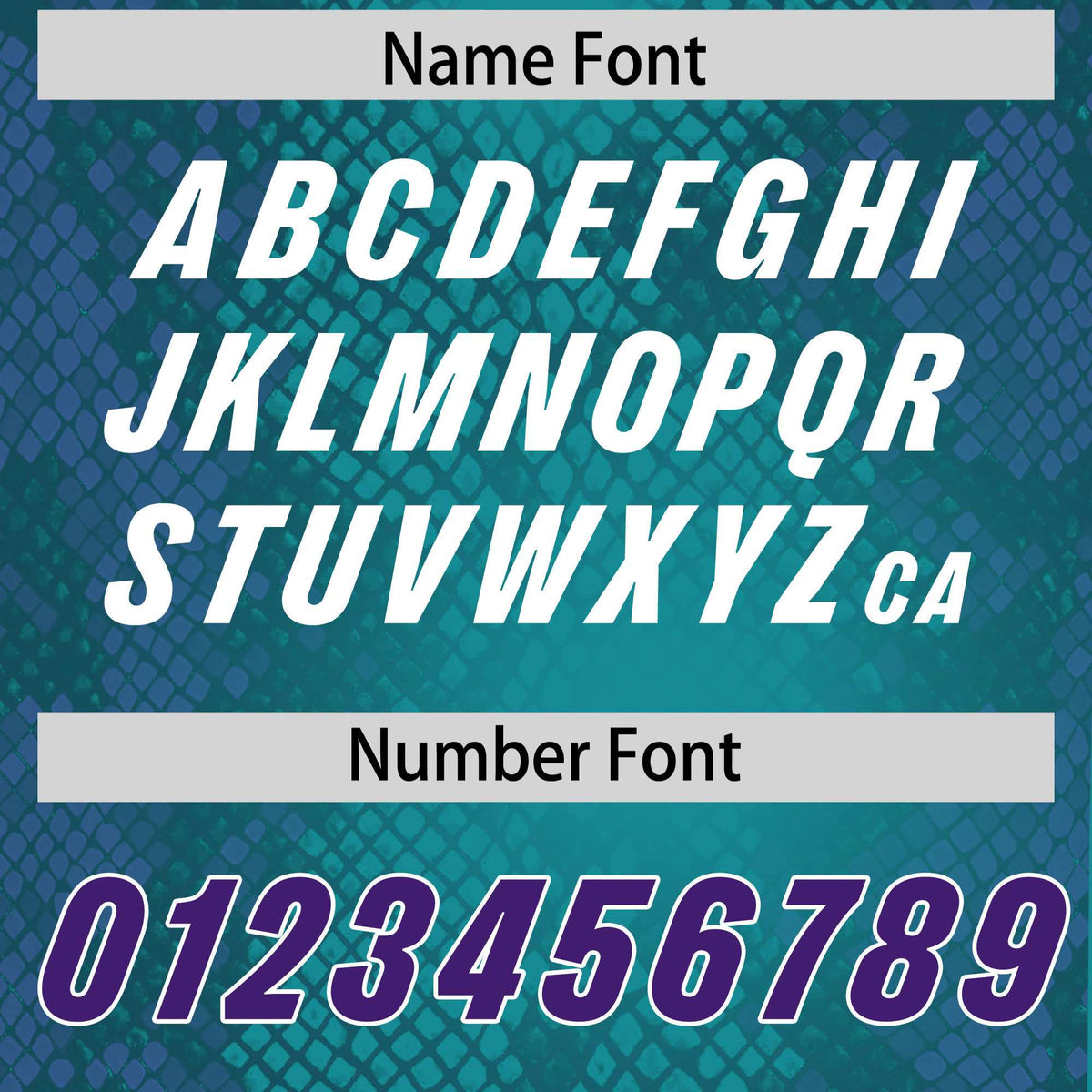 Custom Aqua Personalized Snakeskin Graffiti Pattern Authentic American Football Jersey