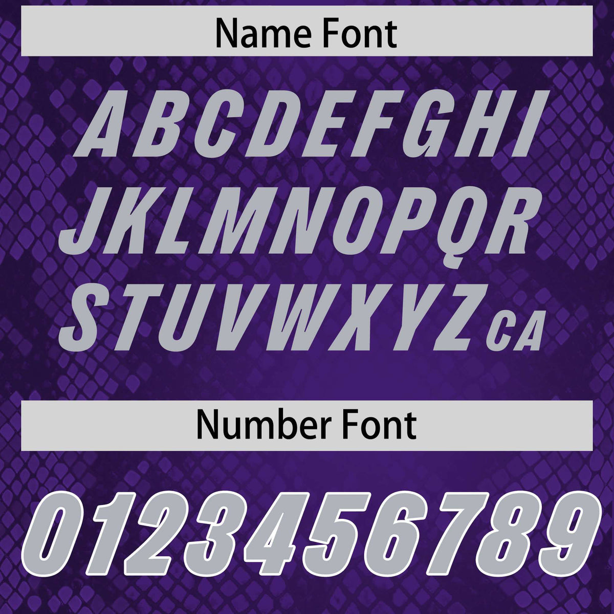 Custom Purple Personalized Snakeskin Graffiti Pattern Authentic American Football Jersey