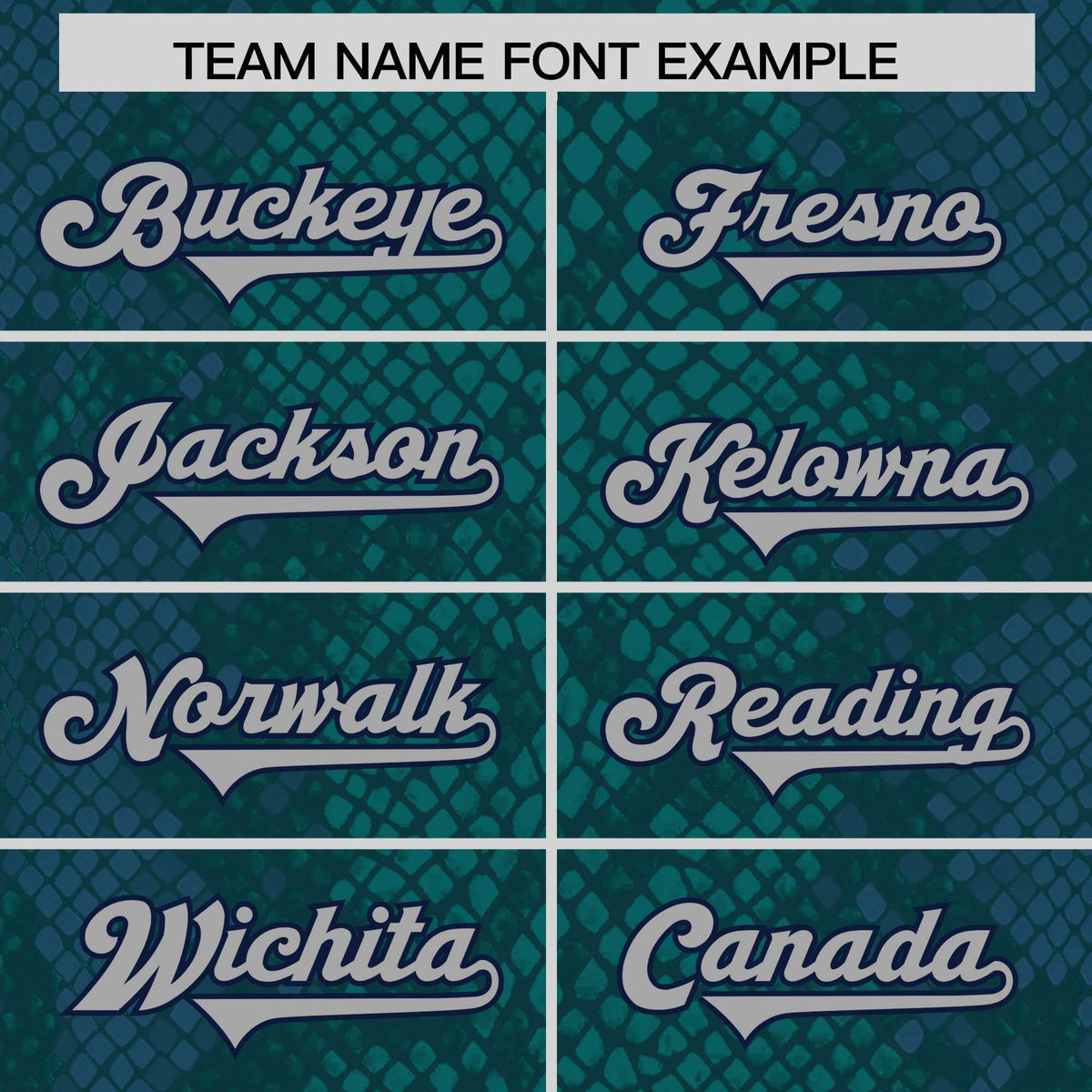 Custom Aqua Personalized Snakeskin Graffiti Pattern Authentic American Football Jersey