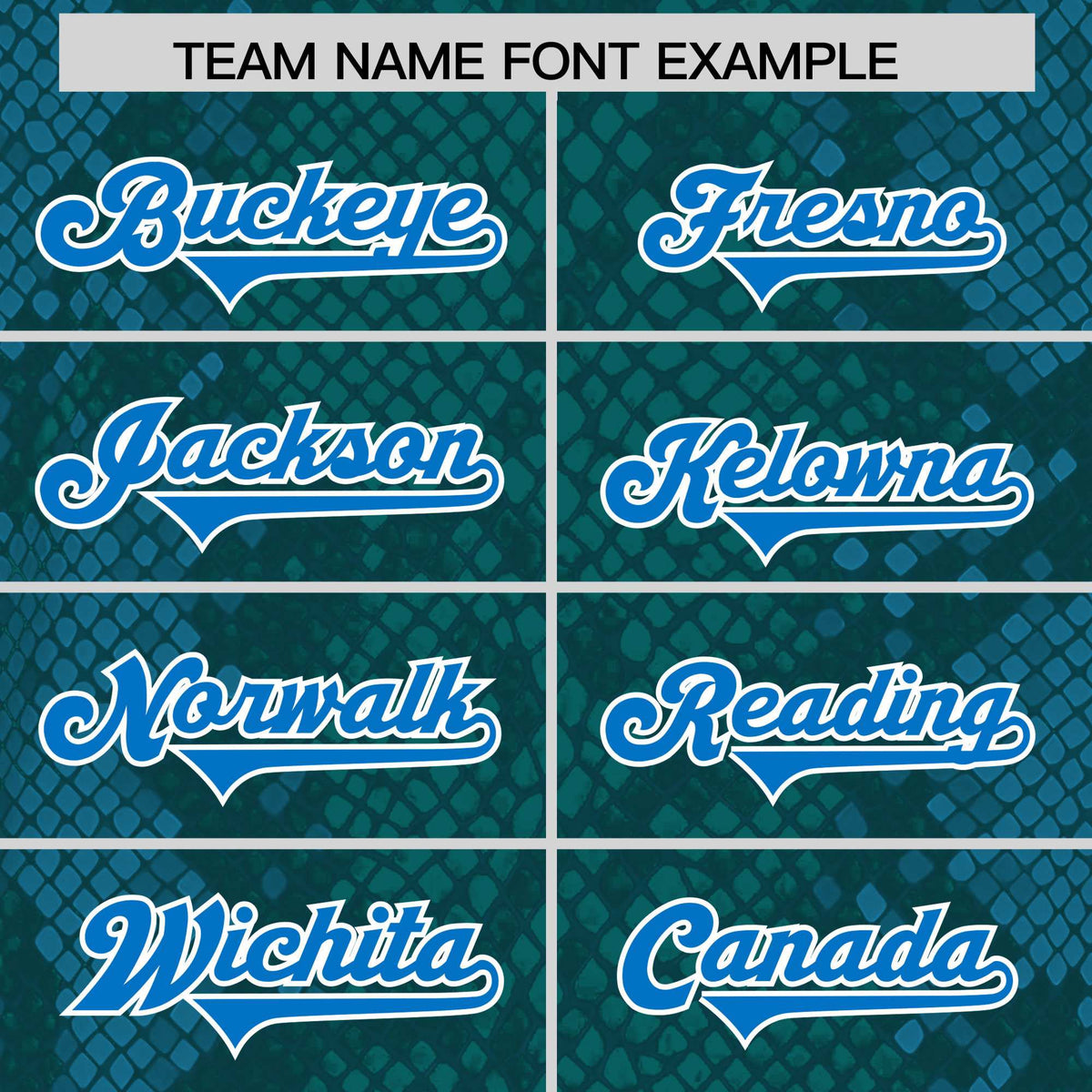 Custom Aqua Personalized Snakeskin Graffiti Pattern Authentic American Football Jersey