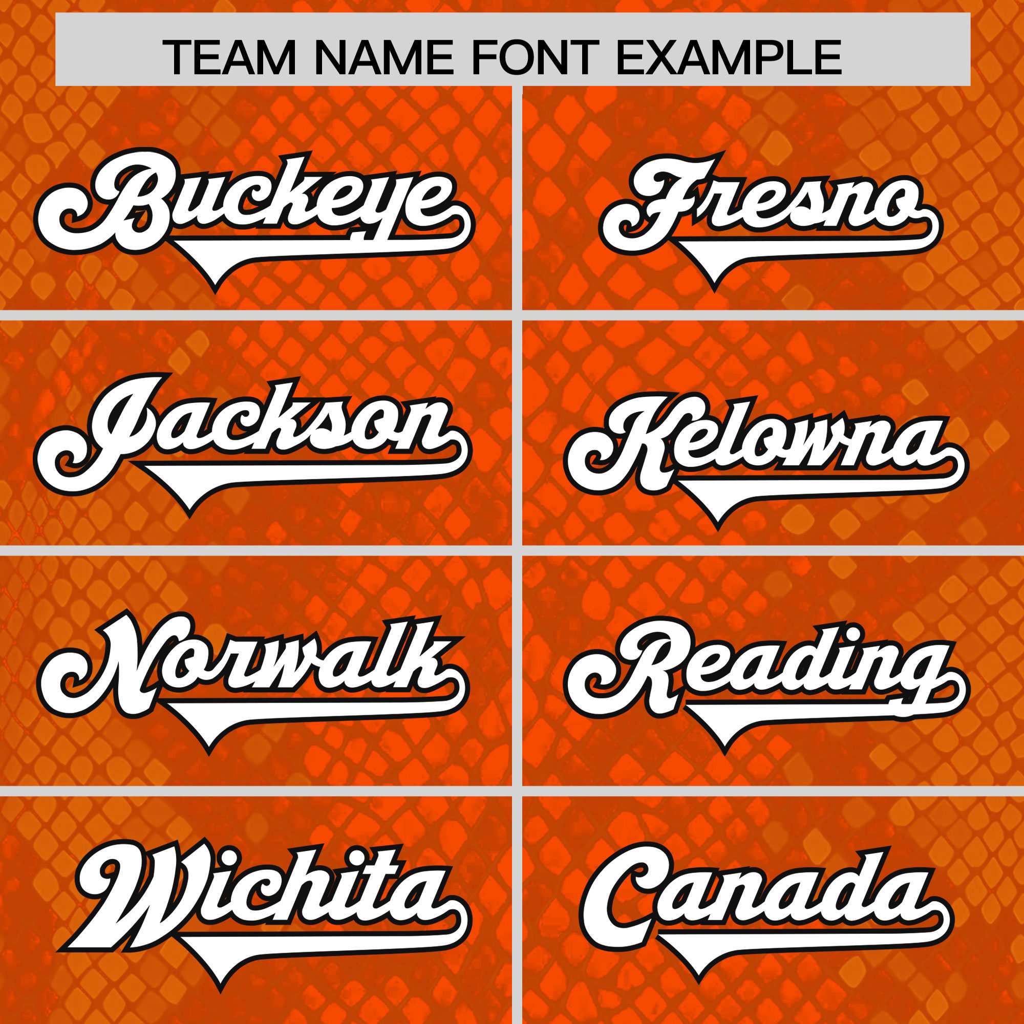 Custom Orange Personalized Snakeskin Graffiti Pattern Authentic American Football Jersey