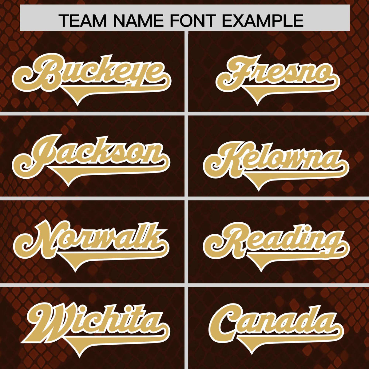 Custom Brown Personalized Snakeskin Graffiti Pattern Authentic American Football Jersey