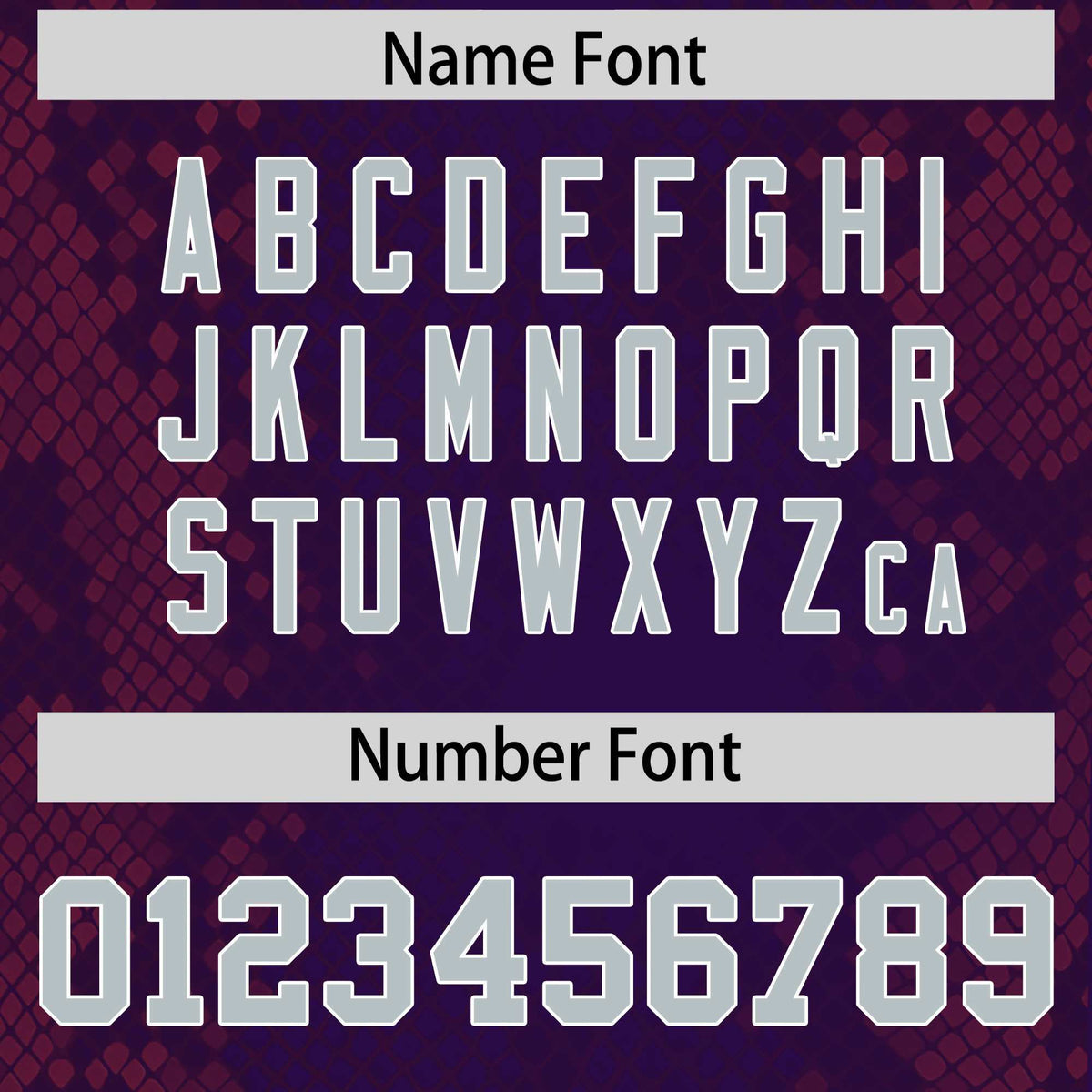 Custom Purple Personalized Snakeskin Graffiti Pattern Authentic American Football Jersey