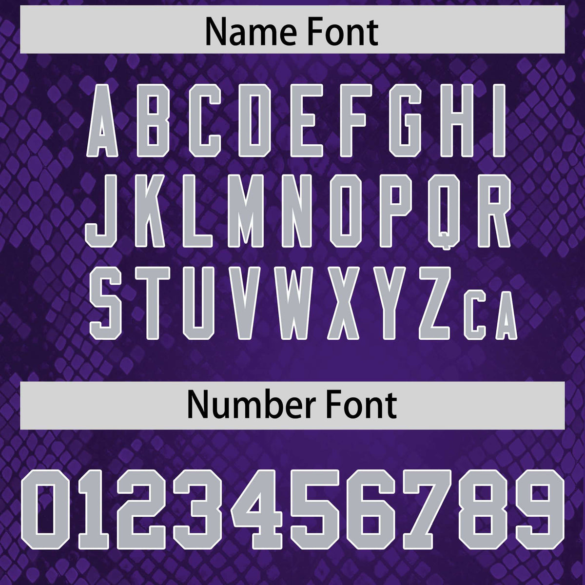 Custom Purple Personalized Snakeskin Graffiti Pattern Authentic American Football Jersey