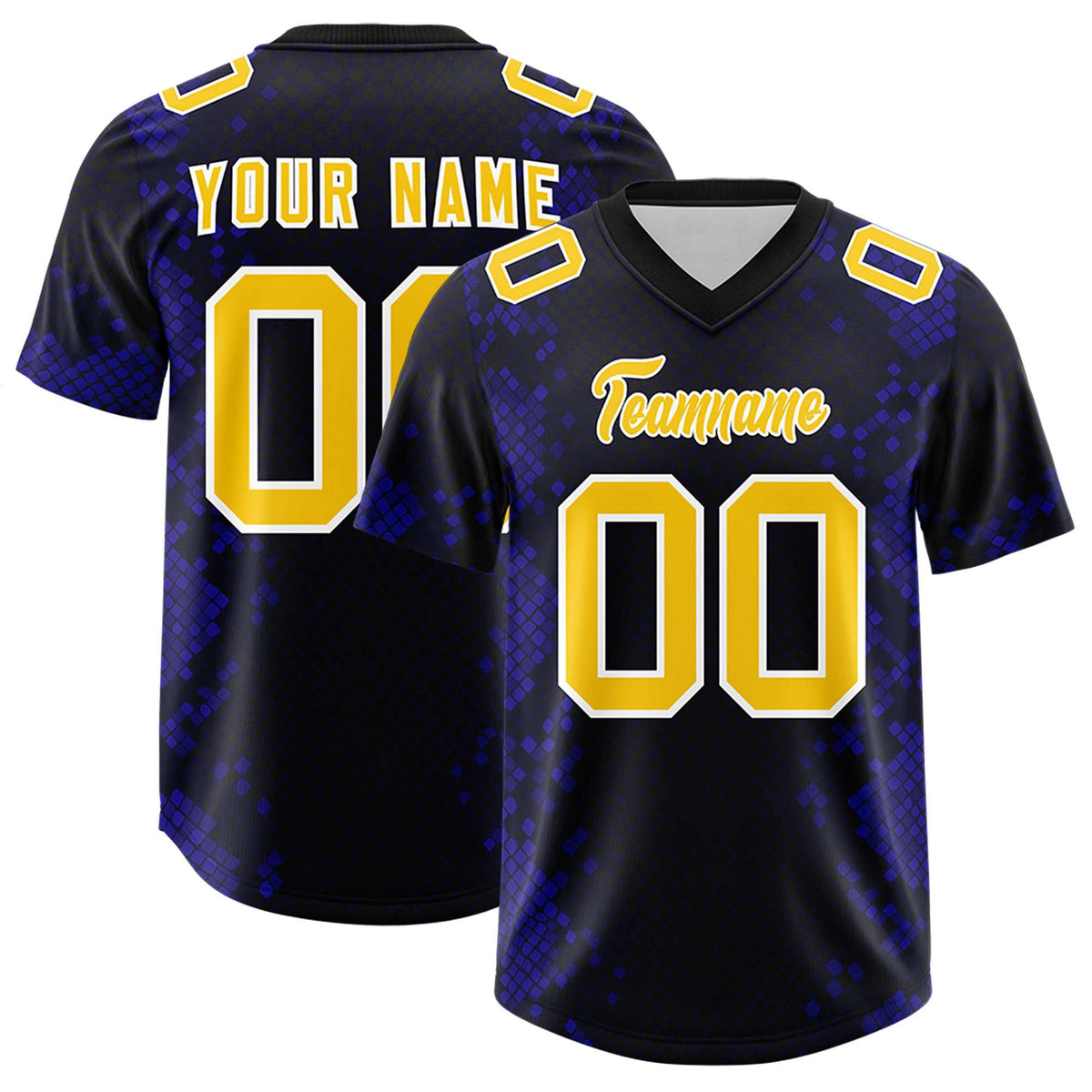 Custom Black Personalized Snakeskin Graffiti Pattern Authentic American Football Jersey