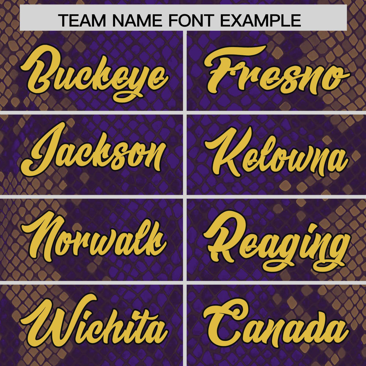 Custom Purple Personalized Snakeskin Graffiti Pattern Authentic American Football Jersey