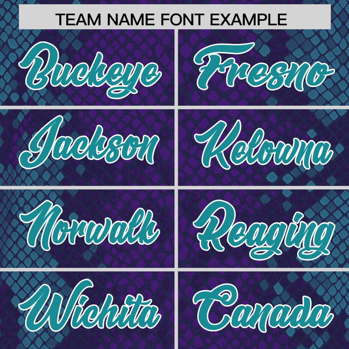 Custom Purple Personalized Snakeskin Graffiti Pattern Authentic American Football Jersey