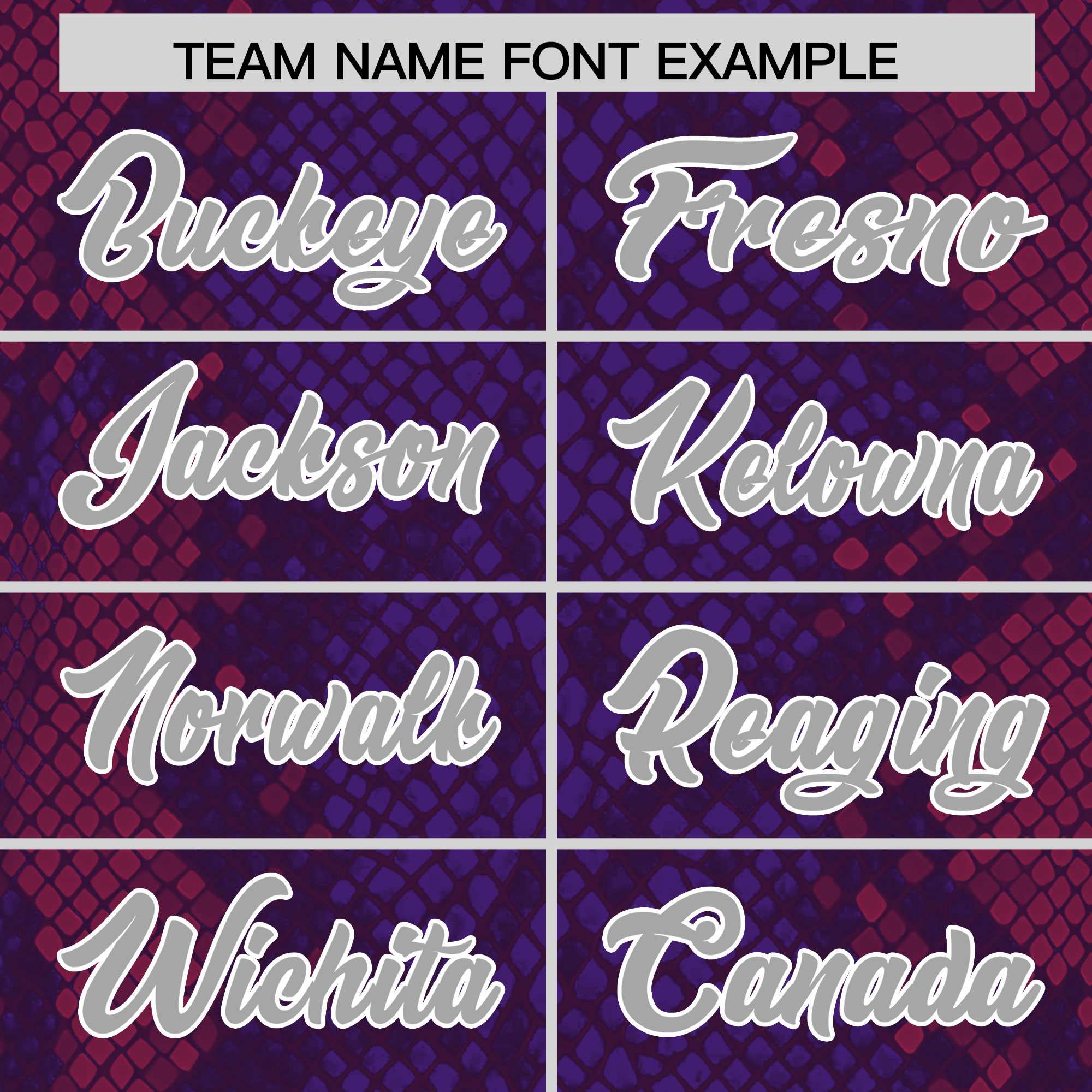 Custom Purple Personalized Snakeskin Graffiti Pattern Authentic American Football Jersey