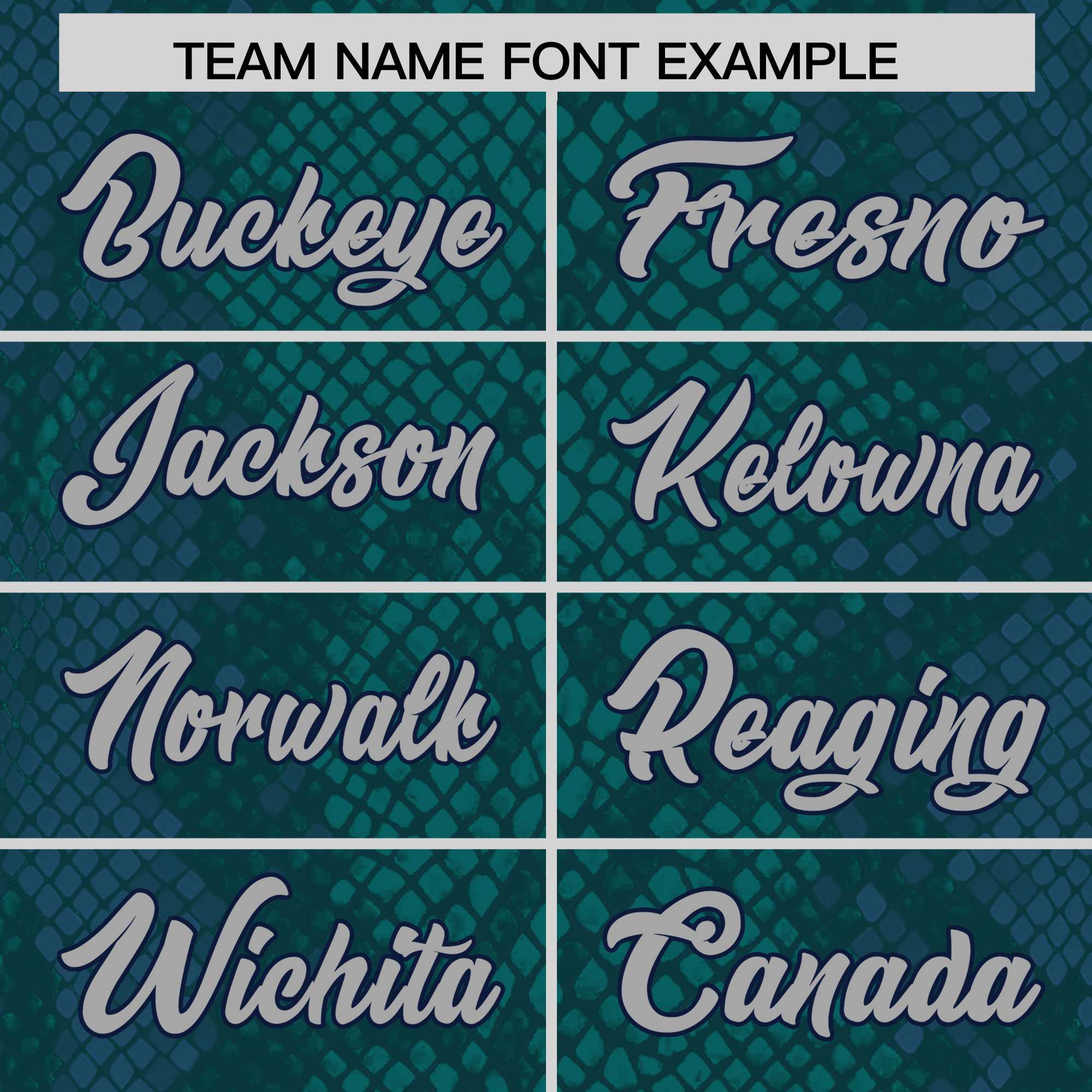 Custom Aqua Personalized Snakeskin Graffiti Pattern Authentic American Football Jersey
