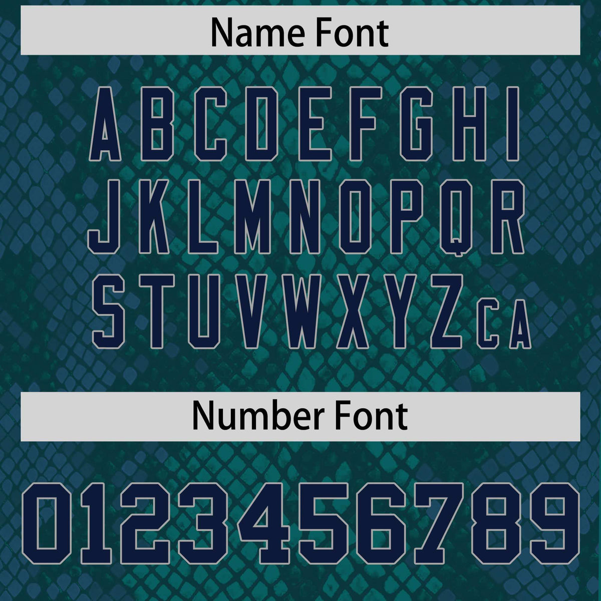 Custom Aqua Personalized Snakeskin Graffiti Pattern Authentic American Football Jersey