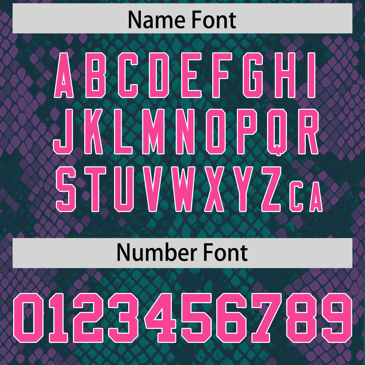 Custom Aqua Personalized Snakeskin Graffiti Pattern Authentic American Football Jersey