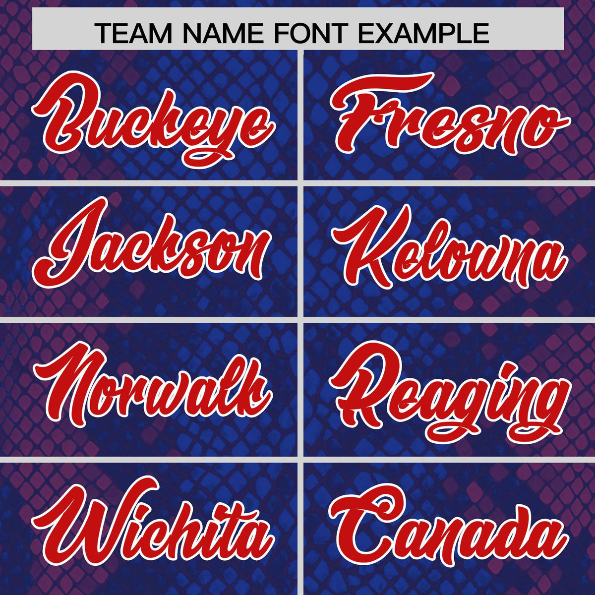 Custom Royal Personalized Snakeskin Graffiti Pattern Authentic American Football Jersey