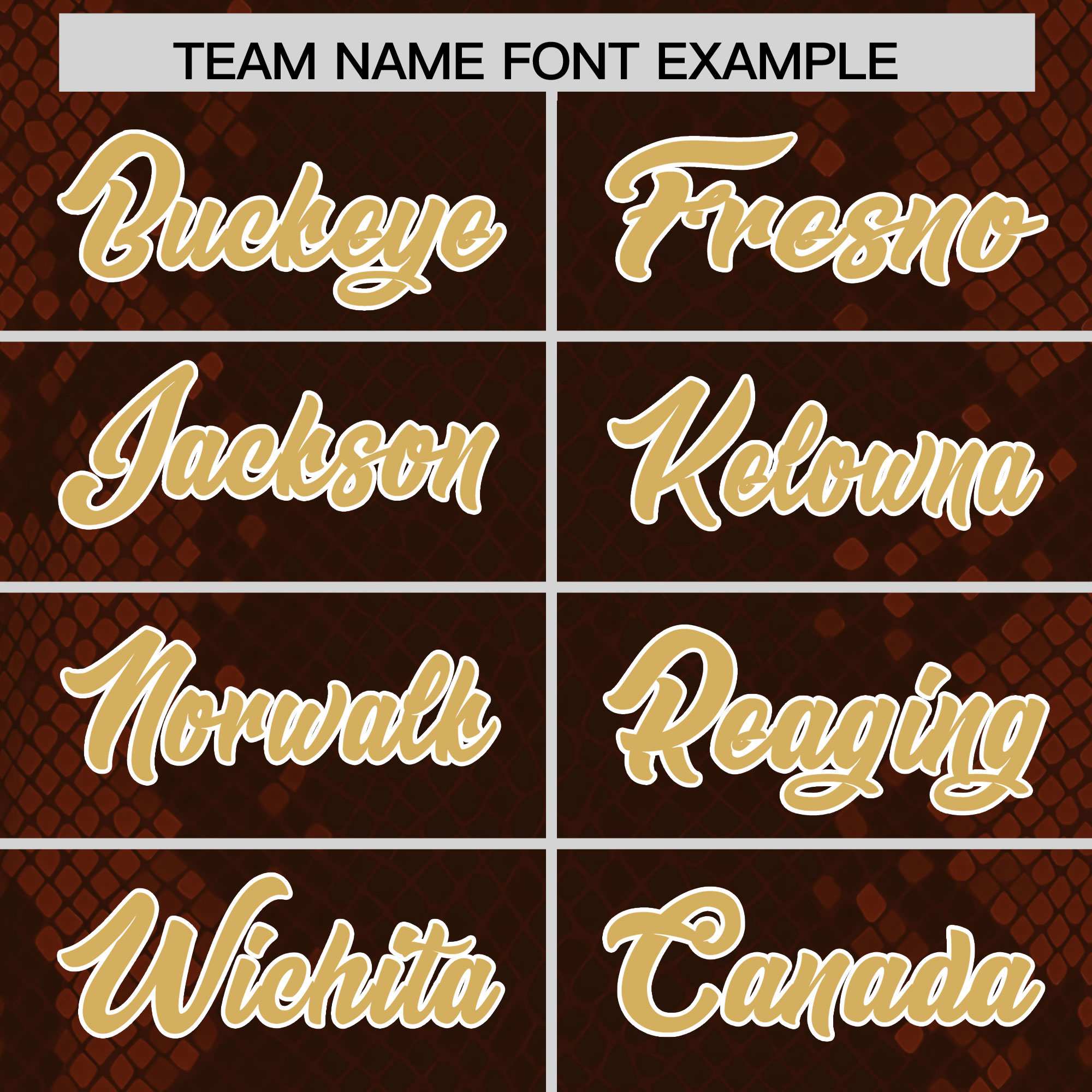 Custom Brown Personalized Snakeskin Graffiti Pattern Authentic American Football Jersey