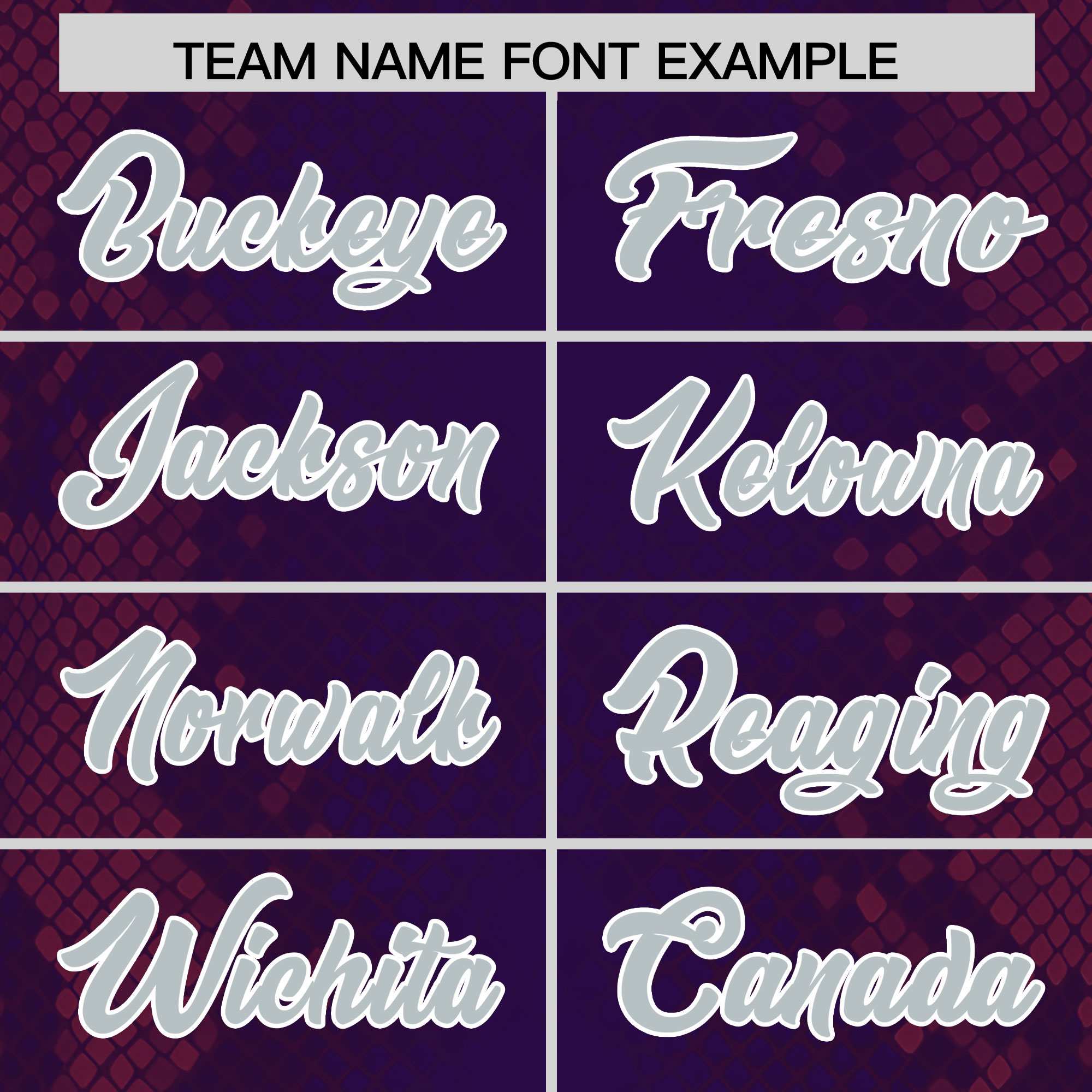 Custom Purple Personalized Snakeskin Graffiti Pattern Authentic American Football Jersey