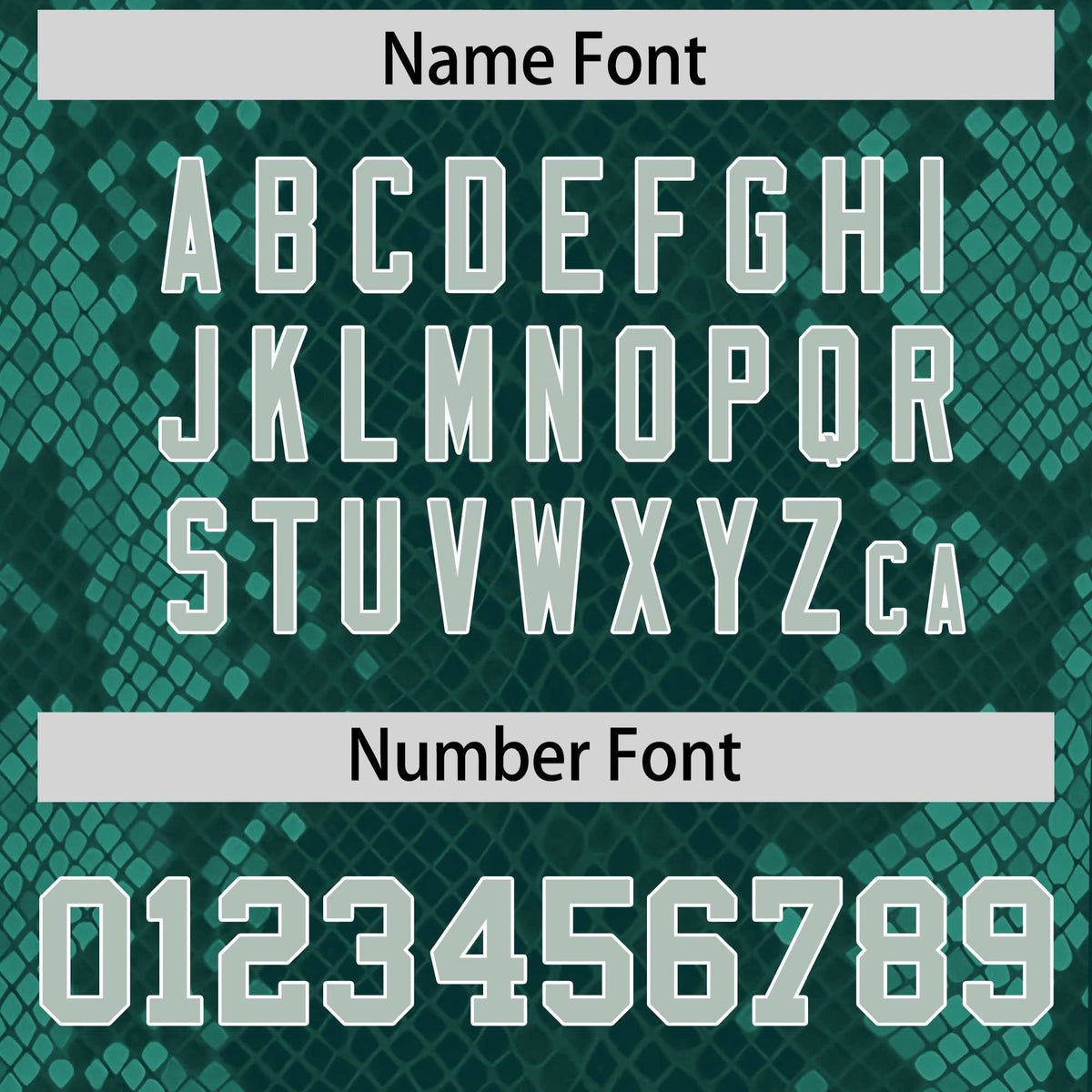 Custom Midnight Green Personalized Snakeskin Graffiti Pattern Authentic American Football Jersey