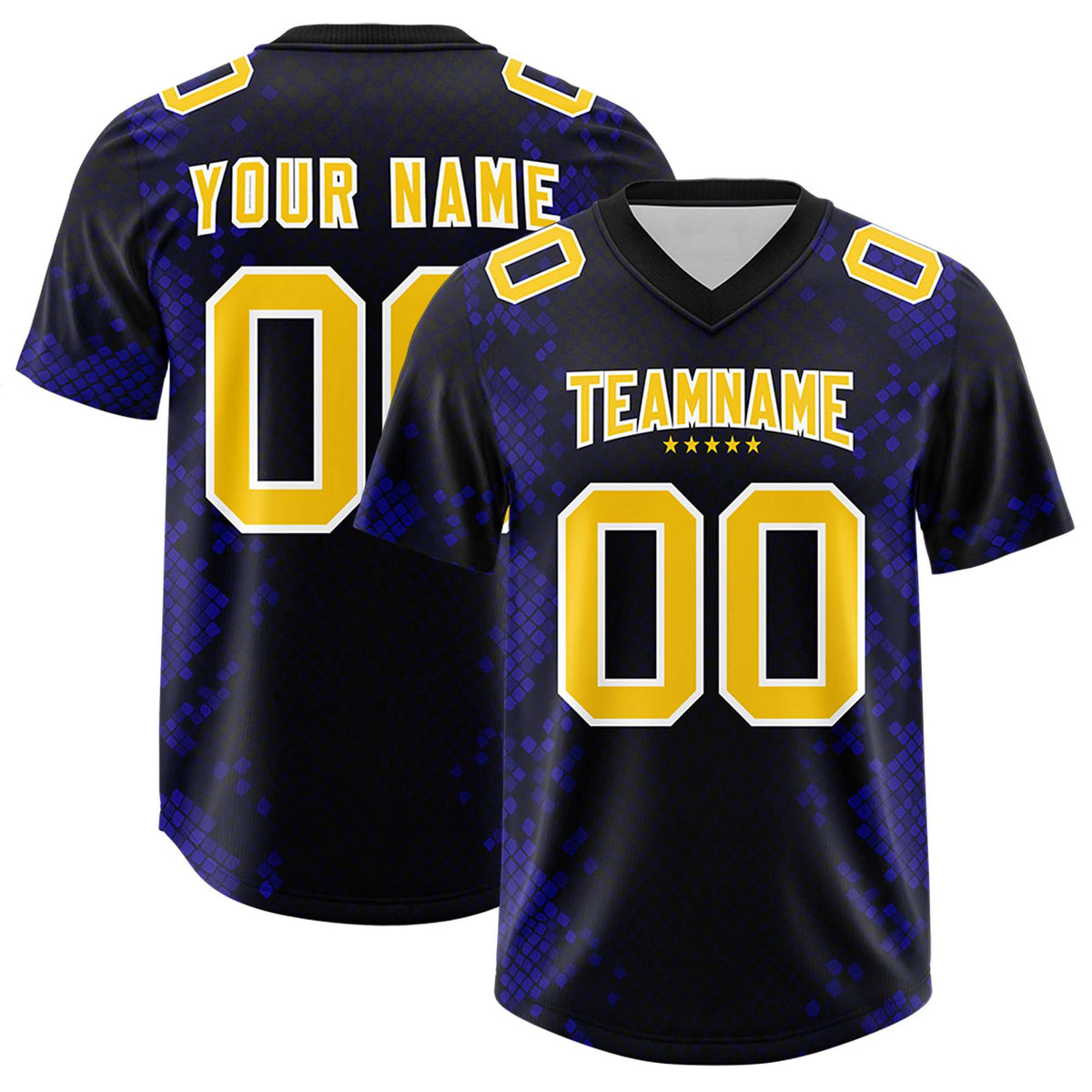Custom Black Personalized Snakeskin Graffiti Pattern Authentic American Football Jersey