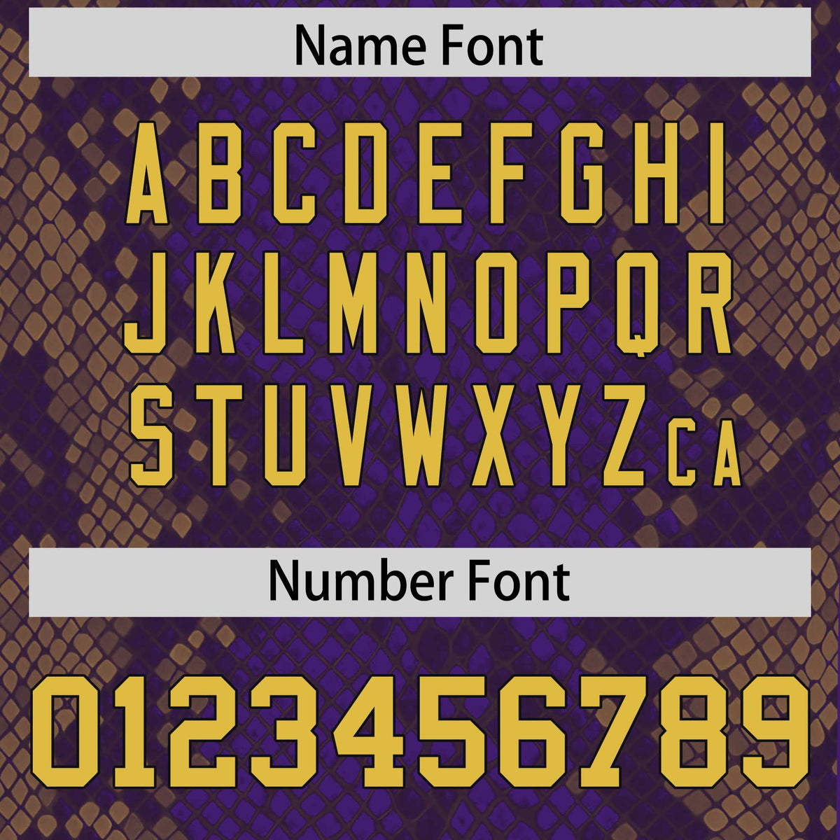 Custom Purple Personalized Snakeskin Graffiti Pattern Authentic American Football Jersey