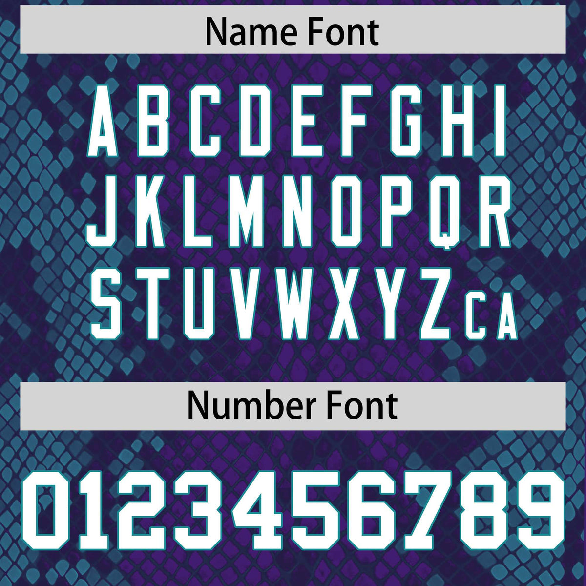 Custom Purple Personalized Snakeskin Graffiti Pattern Authentic American Football Jersey