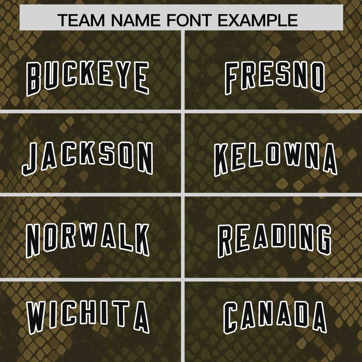 Custom Olive Personalized Snakeskin Graffiti Pattern Authentic American Football Jersey