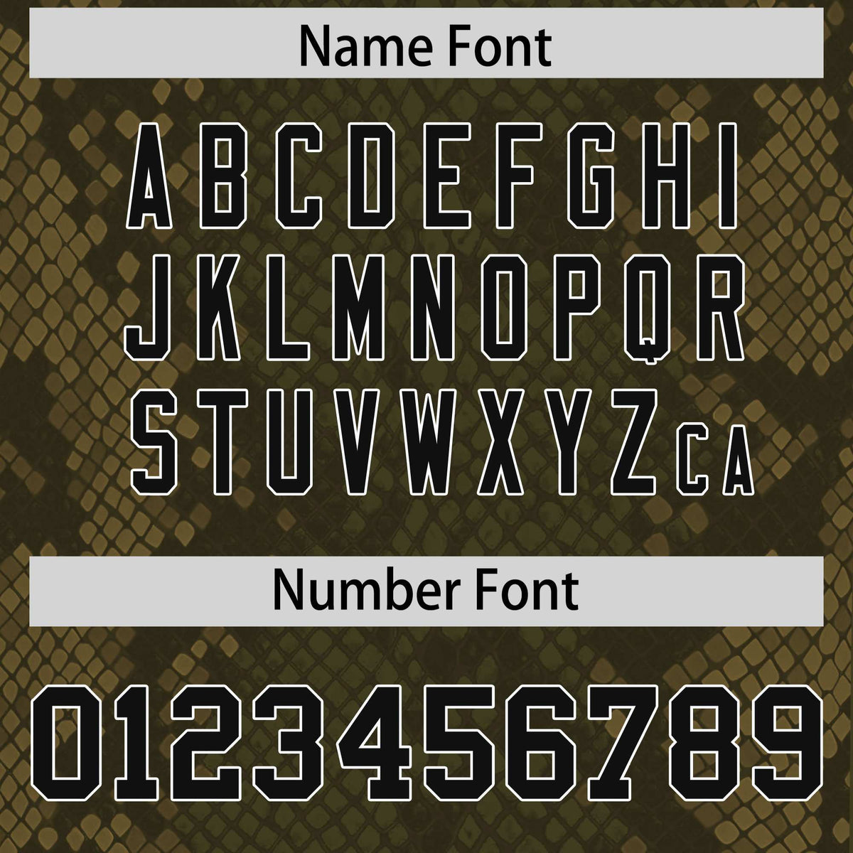 Custom Olive Personalized Snakeskin Graffiti Pattern Authentic American Football Jersey