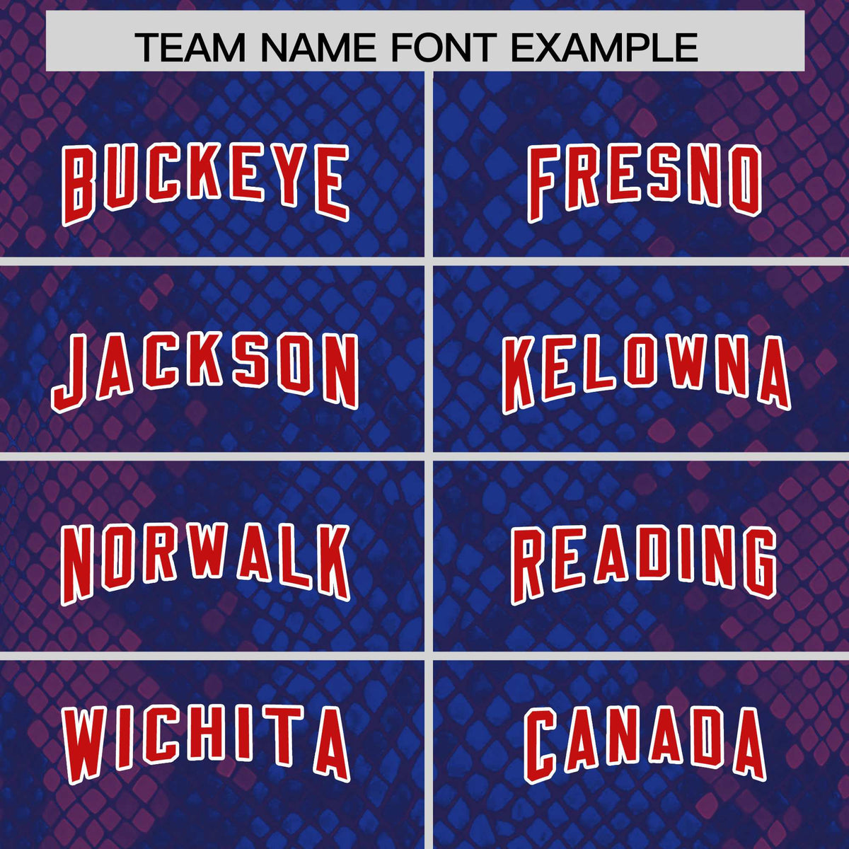 Custom Royal Personalized Snakeskin Graffiti Pattern Authentic American Football Jersey