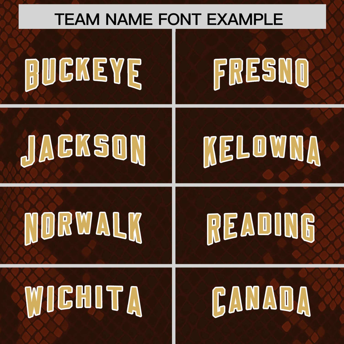 Custom Brown Personalized Snakeskin Graffiti Pattern Authentic American Football Jersey