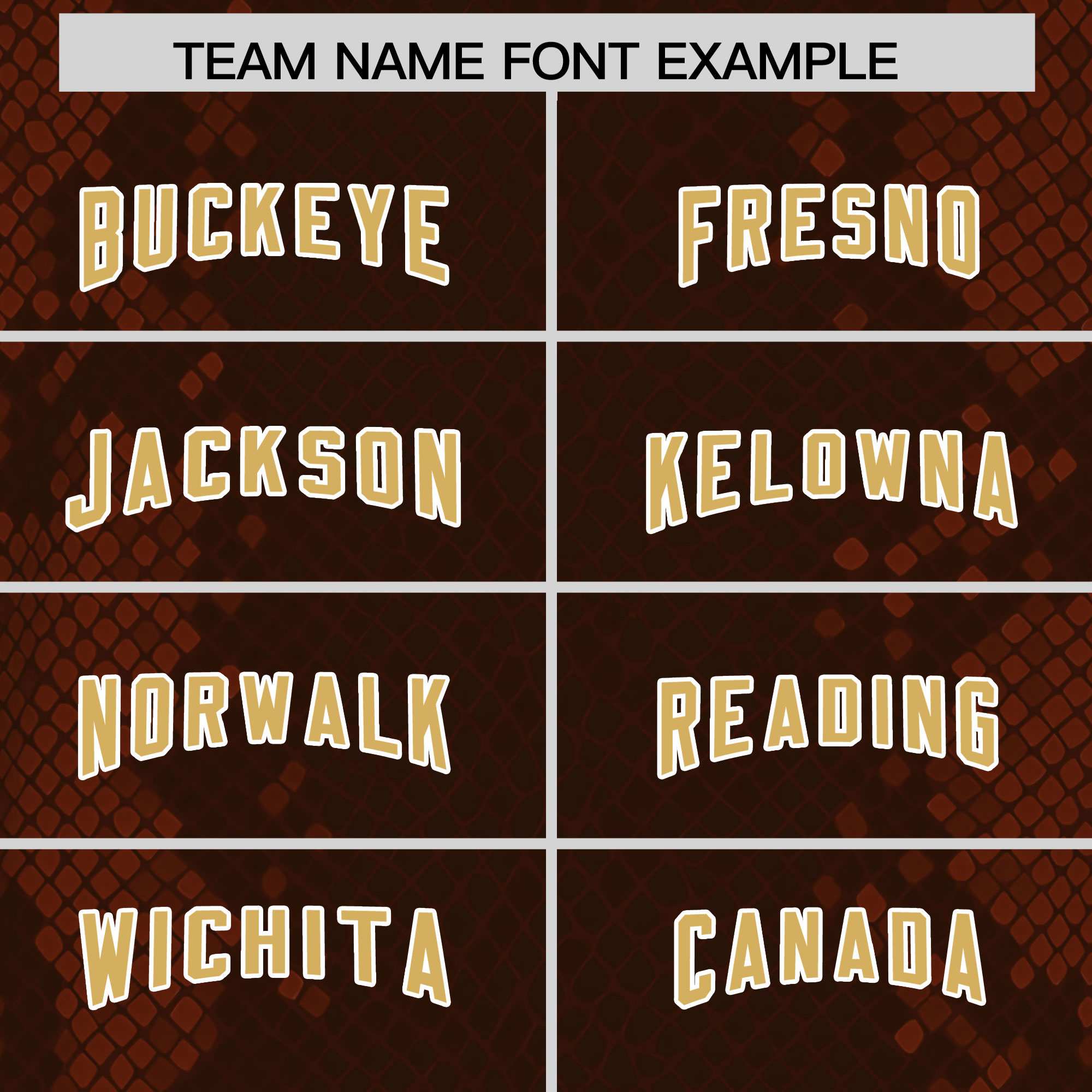 Custom Brown Personalized Snakeskin Graffiti Pattern Authentic American Football Jersey