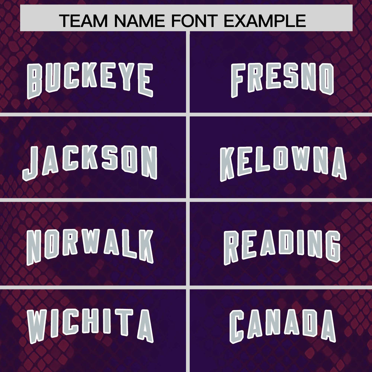 Custom Purple Personalized Snakeskin Graffiti Pattern Authentic American Football Jersey