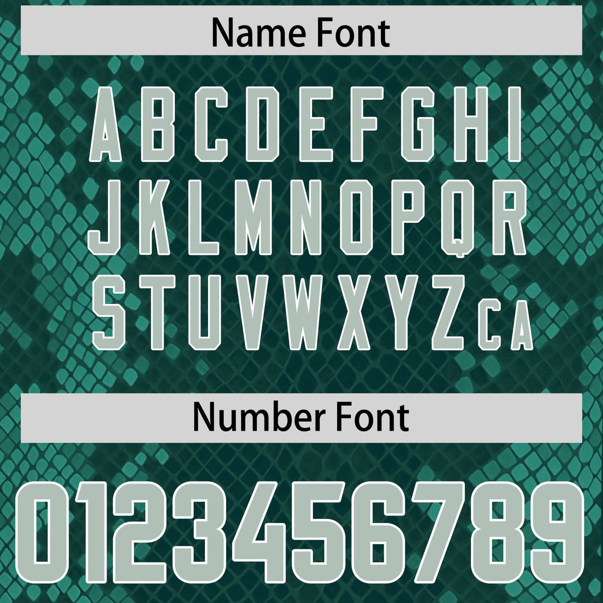 Custom Midnight Green Personalized Snakeskin Graffiti Pattern Authentic American Football Jersey