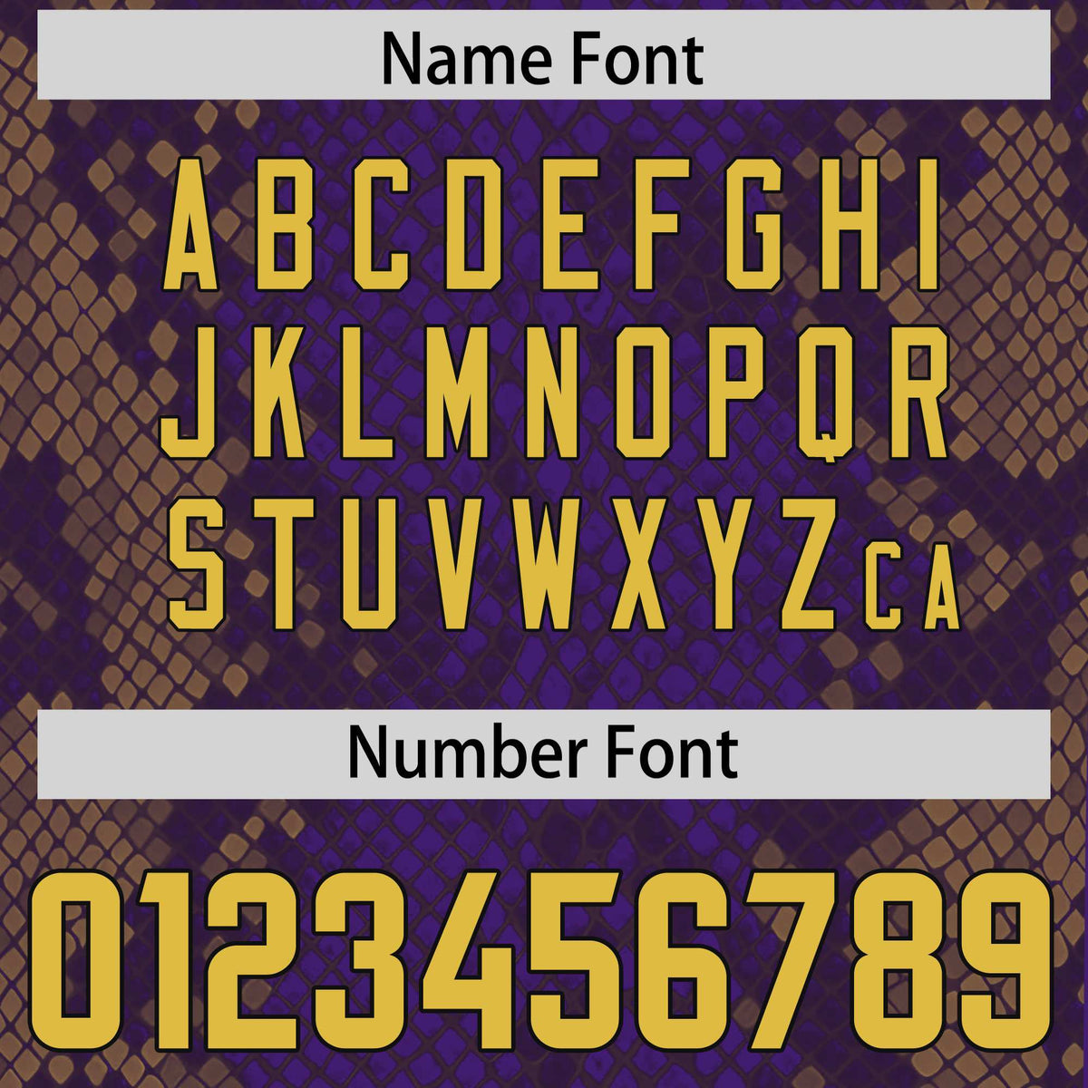 Custom Purple Personalized Snakeskin Graffiti Pattern Authentic American Football Jersey