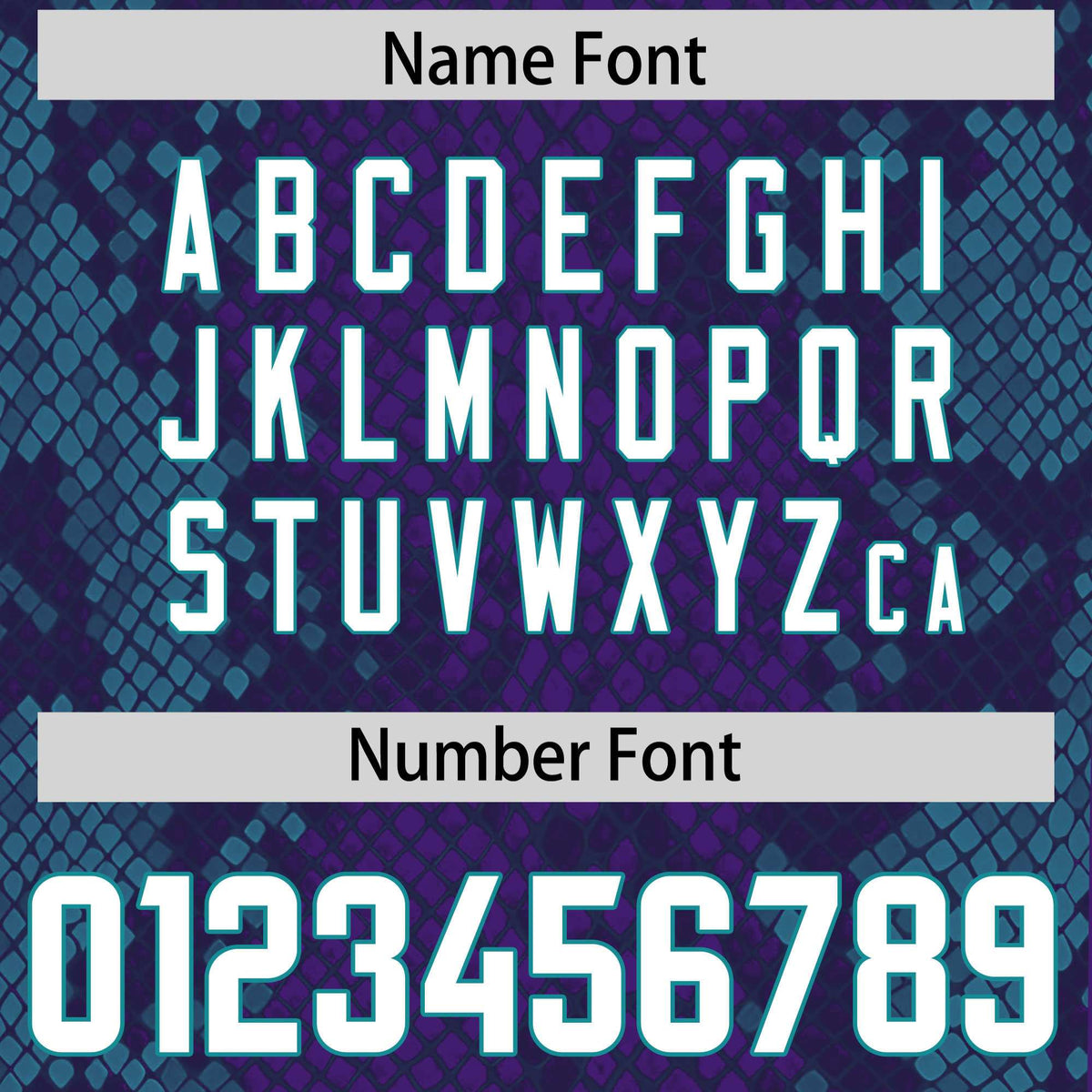 Custom Purple Personalized Snakeskin Graffiti Pattern Authentic American Football Jersey