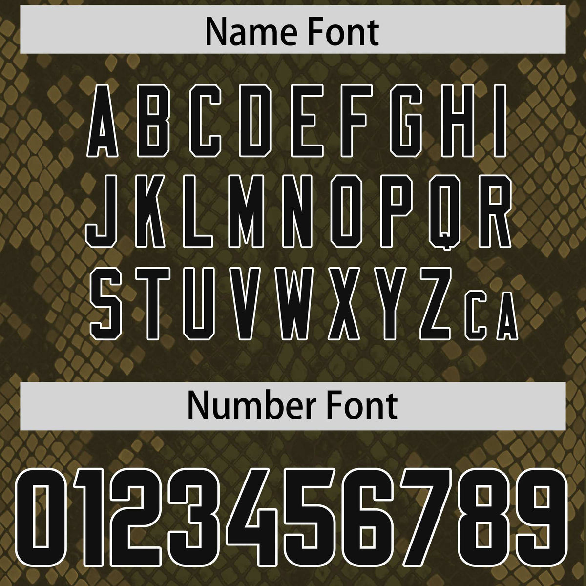 Custom Olive Personalized Snakeskin Graffiti Pattern Authentic American Football Jersey