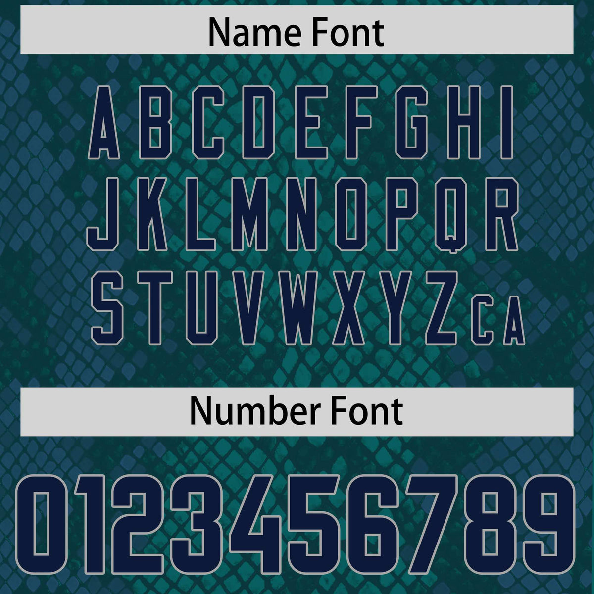 Custom Aqua Personalized Snakeskin Graffiti Pattern Authentic American Football Jersey