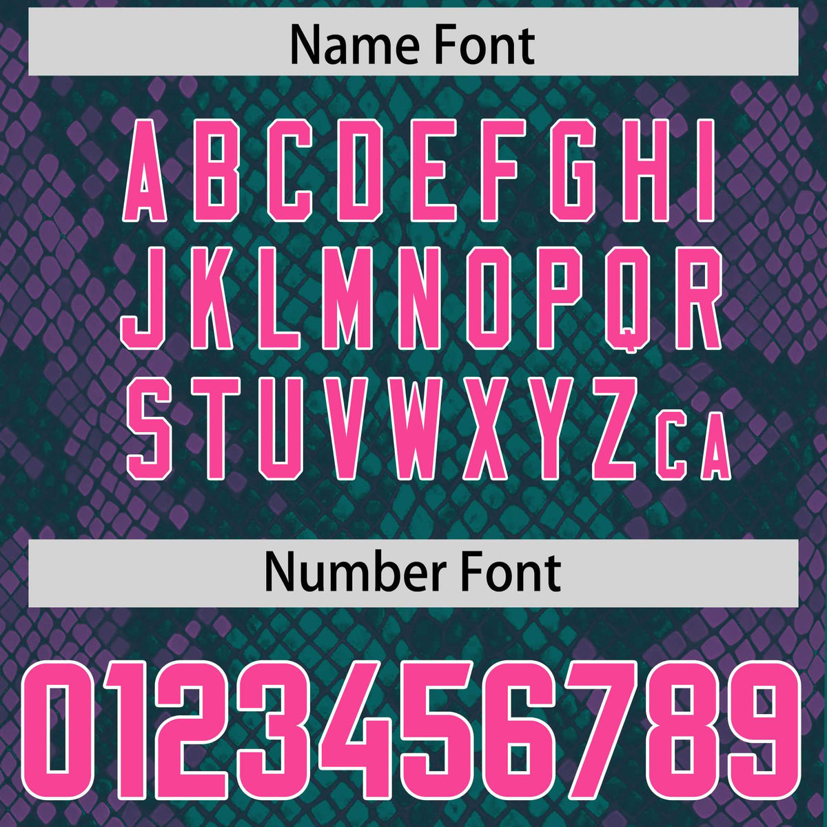 Custom Aqua Personalized Snakeskin Graffiti Pattern Authentic American Football Jersey