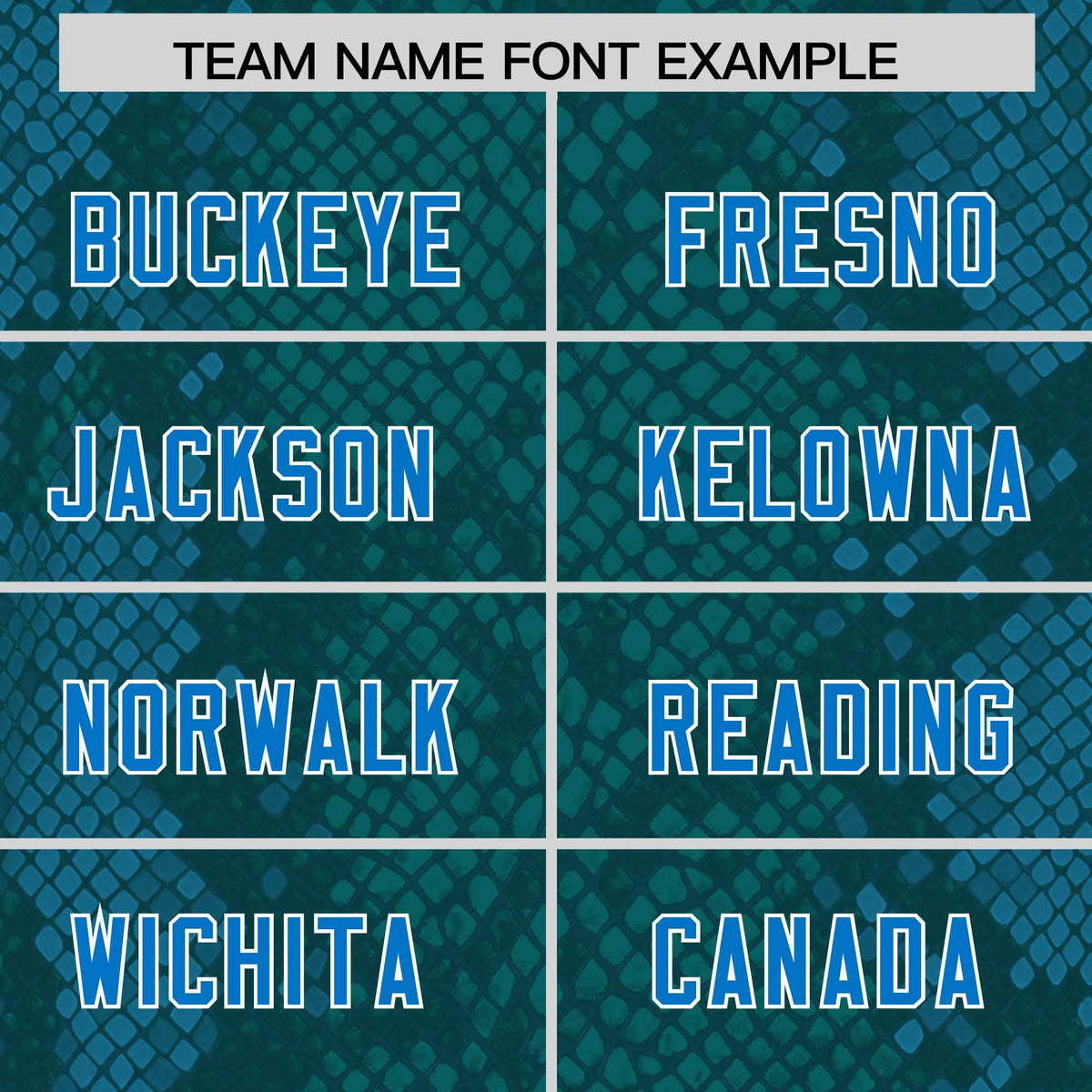 Custom Aqua Personalized Snakeskin Graffiti Pattern Authentic American Football Jersey