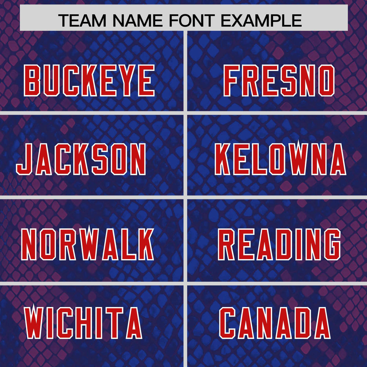 Custom Royal Personalized Snakeskin Graffiti Pattern Authentic American Football Jersey