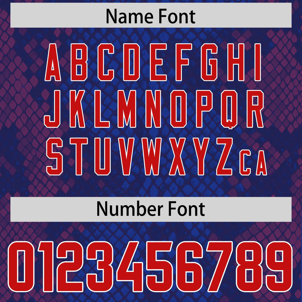 Custom Royal Personalized Snakeskin Graffiti Pattern Authentic American Football Jersey